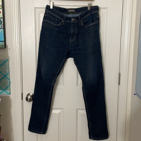 DU/ER Other - DU/ER L2X Slim Fit Jeans Performance Stretch Dark Wash Blue Denim Men's 32x30